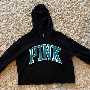 Cropped PINK hoodie